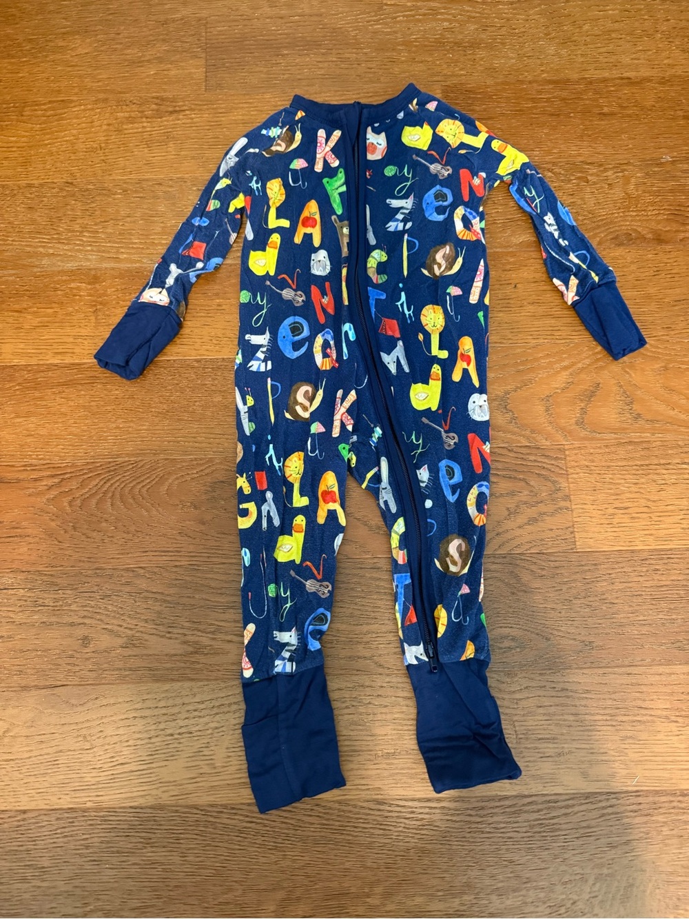 Little sleepies Alphabet Letters Zippy 3-6m